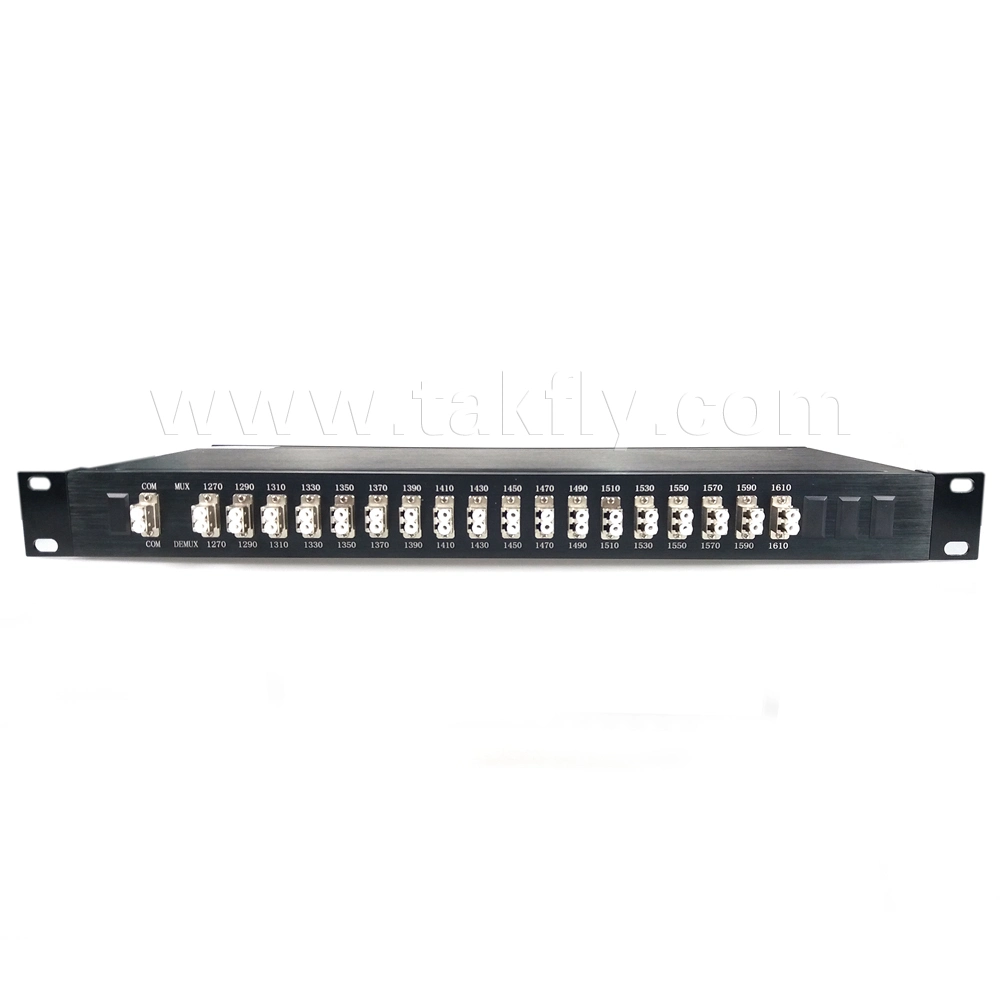 1u 19 Inch Fiber Optic 18CH Rack Mount Mux Demux CWDM DWDM