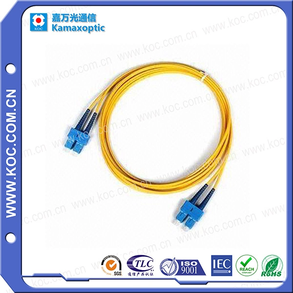 Fiber Optic Patchcord with Sc Singlemode Duplex Connector